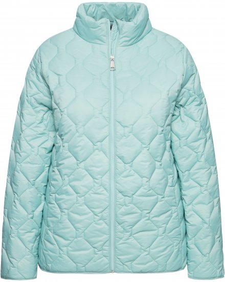 Ulla Popken HYPRAR Lightweight Quilted Water-Repellent Jacket Ice Blue - Jackor - 