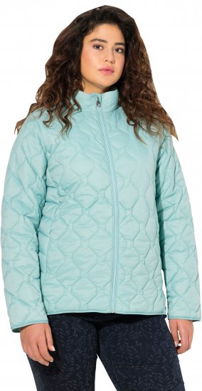 Ulla Popken HYPRAR Lightweight Quilted Water-Repellent Jacket Ice Blue - Jackor - 