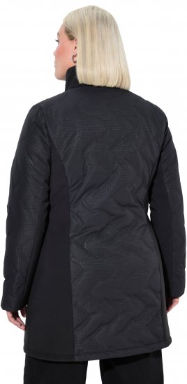 Ulla Popken HYPRAR Laser Quilted Jacket Black - Jackor - 