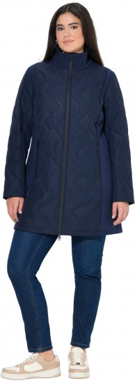 Ulla Popken HYPRAR Laser Quilted Jacket Navy - Jackor - 