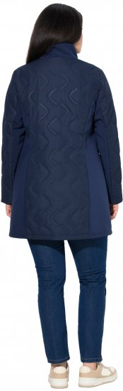 Ulla Popken HYPRAR Laser Quilted Jacket Navy - Jackor - 