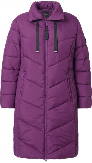 Ulla Popken HYPRAR Longline Water Repellent Jacket Plum - Jackor - 