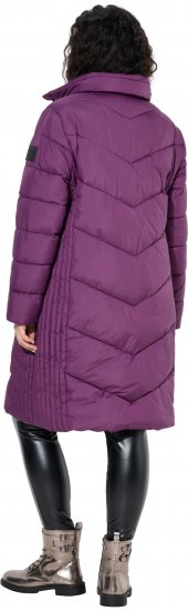 Ulla Popken HYPRAR Longline Water Repellent Jacket Plum - Jackor - 