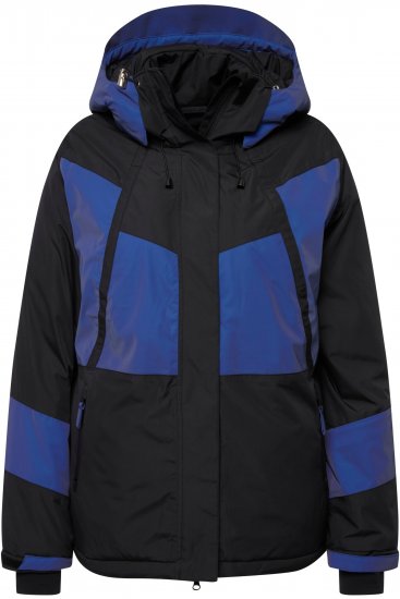Ulla Popken HYPRAR Color Block Triple Function Ski Jacket Black - Jackor - Damjackor i stora storlekar