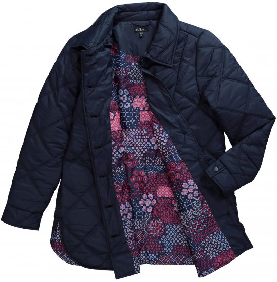 Ulla Popken Quilted Jacket Navy - Jackor - 