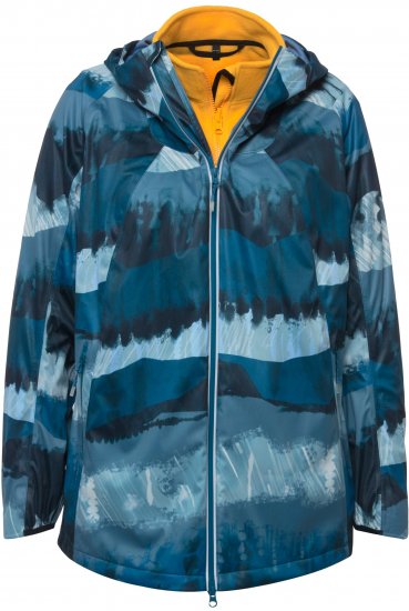Ulla Popken HYPRAR 2-in-1 Waterproof Fitness Jacket Ink Blue - Jackor - 