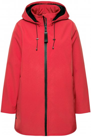 Ulla Popken HYPRAR Softshell Fleece-Lined Jacket Salsa Red - Jackor - 