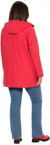 Ulla Popken HYPRAR Softshell Fleece-Lined Jacket Salsa Red - Jackor - 