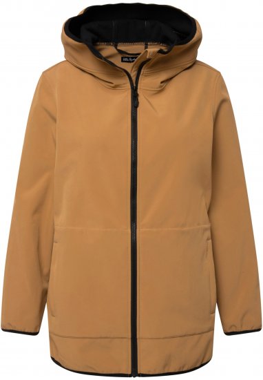 Ulla Popken 2-in-1 Quilted Fleece Lined Coat Black - Jackor - 