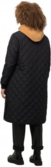 Ulla Popken 2-in-1 Quilted Fleece Lined Coat Black - Jackor - 