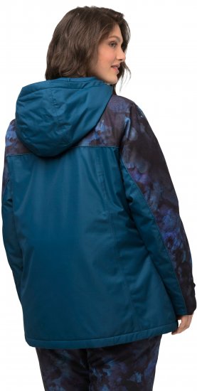 Ulla Popken Asymmetric Triple-Function Performance Ski Jacket Teal - Jackor - 