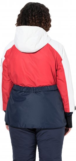 Ulla Popken Performance Peplum Ski Jacket Navy - Jackor - 