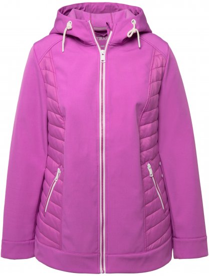 Ulla Popken Hyprar Quilt Mix Jacket Light Heather - Jackor - 