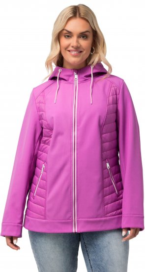 Ulla Popken Hyprar Quilt Mix Jacket Light Heather - Jackor - 