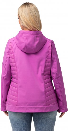 Ulla Popken Hyprar Quilt Mix Jacket Light Heather - Jackor - 