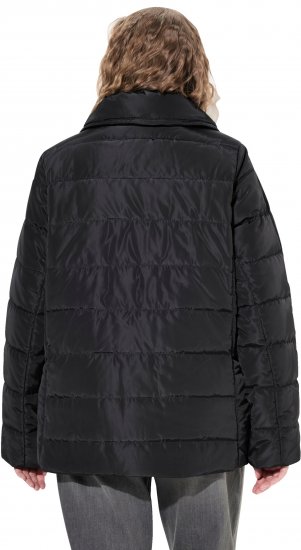 Ulla Popken Quilted Puffer Coat Black - Jackor - 