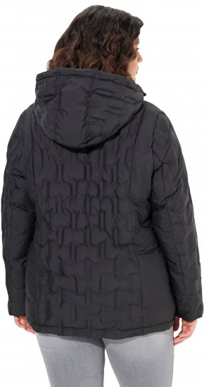 Ulla Popken HYPRAR Channel Quilted Jacket Black - Jackor - 