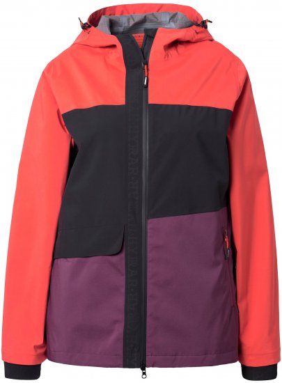 Ulla Popken HYPRAR Triple Function Jacket Dark Cherry - Jackor - 