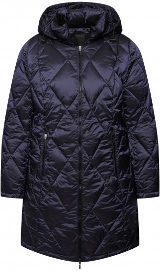 Ulla Popken HYPRAR Diamond Quilted Jacket Night Blue - Jackor - 