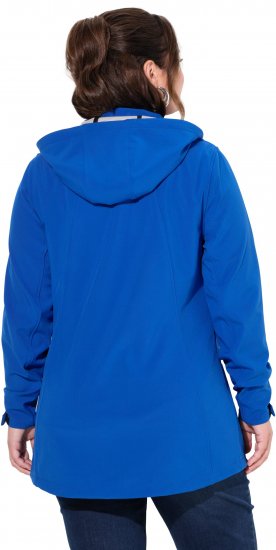 Ulla Popken HYPRAR Triple Function Longline Softshell Jacket Peacock Blue - Jackor - 