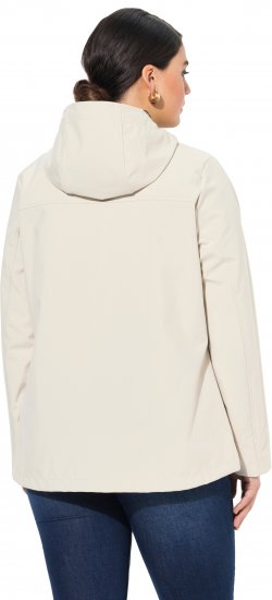 Ulla Popken HYPRAR Toggle Button Microfleece Lined Jacket Light Champagne - Jackor - 