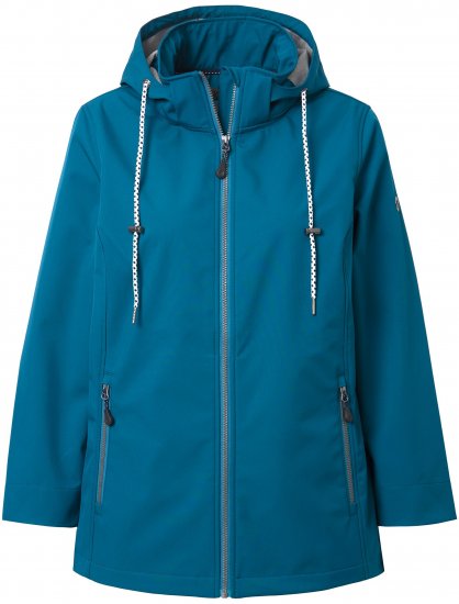 Ulla Popken HYPRAR Triple Function Softshell Jacket Teal - Jackor - 
