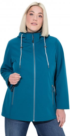 Ulla Popken HYPRAR Triple Function Softshell Jacket Teal - Jackor - 
