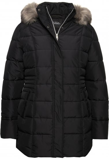 Ulla Popken HYPRAR Quilted Jacket Black - Jackor - 