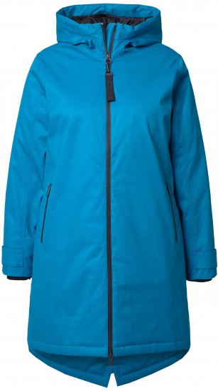 Ulla Popken HYPRAR Triple-Function Longline Jacket Turquoise - Jackor - 