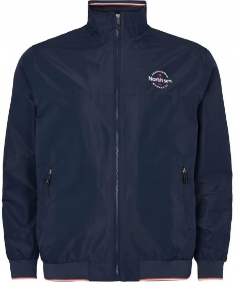 North Latitude 21171 Sporty Water Resistant 5000mm Bomber Jacket Navy - Jackor - Stora jackor - 2XL-12XL