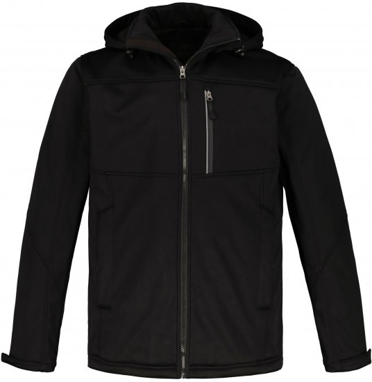 JP1880 Jacket Fleece Lined Softshell Black - Jackor - Stora jackor - 2XL-12XL