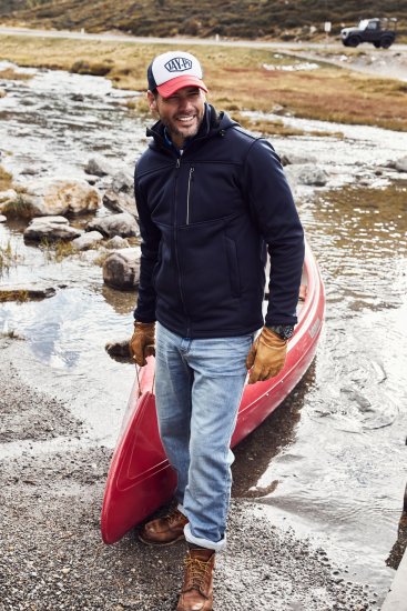JP1880 Jacket Fleece Lined Softshell Navy - Jackor - Stora jackor - 2XL-12XL
