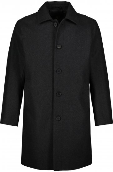 JP1880 Coat Wool Blend Water Repellent Dark Grey - Jackor - Stora jackor - 2XL-12XL