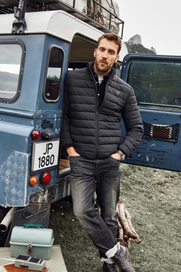 JP1880 Jacket Quilted Stand-up Collar Black - Jackor - Stora jackor - 2XL-12XL