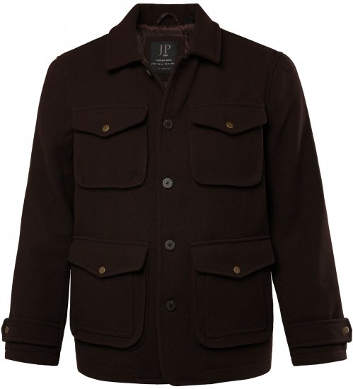 JP1880 Field Jacket Dark Brown - Jackor - Stora jackor - 2XL-12XL