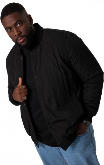 STHUGE Bomber Jacket Quilted Black - Jackor - Stora jackor - 2XL-12XL