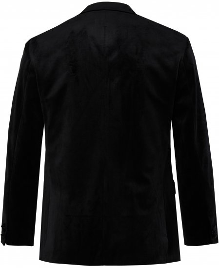 JP1880 Jacket Velvet Business Smoking Black - Kostymer och kavajer - Kostymer i stora storlekar