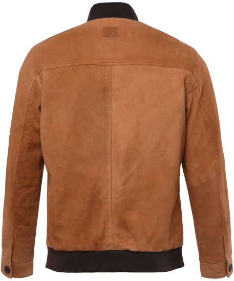 JP1880 Jacket Leather Lamb Nappa Brown - Jackor - Stora jackor - 2XL-12XL