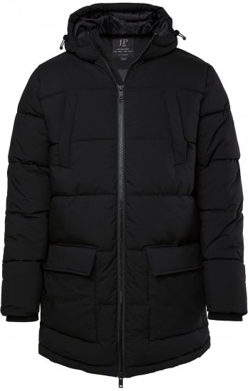 JP1880 Quilted Parka with Multiple Pockets Black - Jackor - Stora jackor - 2XL-12XL