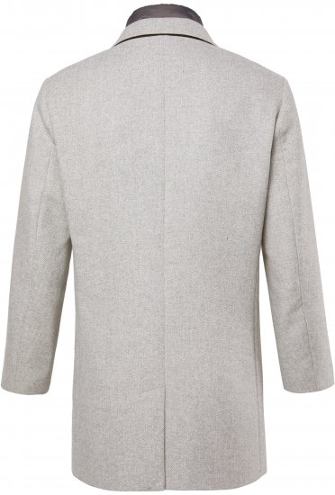 JP1880 Wool Blend Coat with Nylon Insert Grey - Jackor - Stora jackor - 2XL-12XL