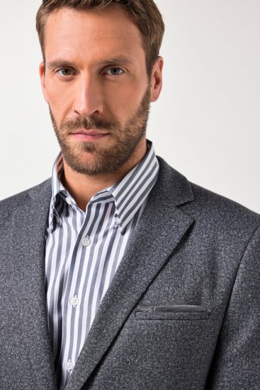 JP1880 Jacket Business Donegal Graphite Grey - Jackor - Stora jackor - 2XL-12XL