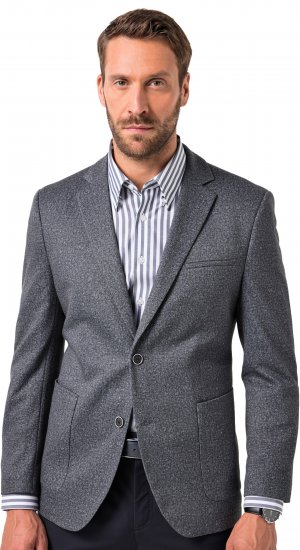 JP1880 Jacket Business Donegal Graphite Grey - Jackor - Stora jackor - 2XL-12XL