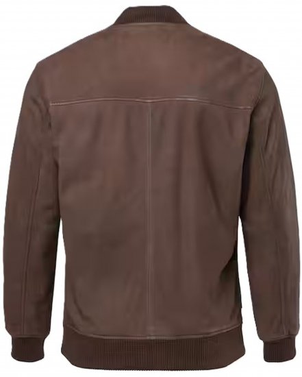 JP1880 Jacket Buffed Nubuck Lamb Leather Brown - Jackor - Stora jackor - 2XL-12XL