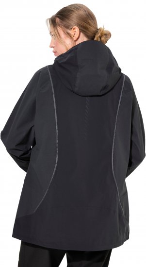 Ulla Popken Functional Reflective Waterproof Jacket Black - Jackor - 