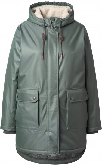 Ulla Popken HYPRAR Fleece Lined Jacket Grey - Jackor - 