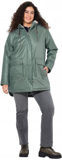 Ulla Popken HYPRAR Fleece Lined Jacket Grey - Jackor - 