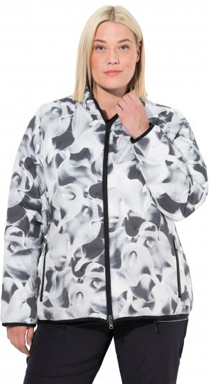 Ulla Popken HYPRAR Reversible Printed Jacket Black - Jackor - 