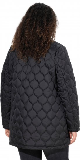 Ulla Popken HYPRAR Water-Repellent Quilted Jacket Black - Jackor - 