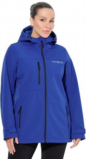 Ulla Popken HYPRAR Softshell Fleece Lined Jacket Capri Blue - Jackor - 