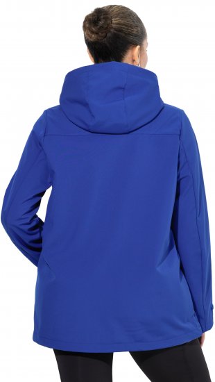 Ulla Popken HYPRAR Softshell Fleece Lined Jacket Capri Blue - Jackor - 